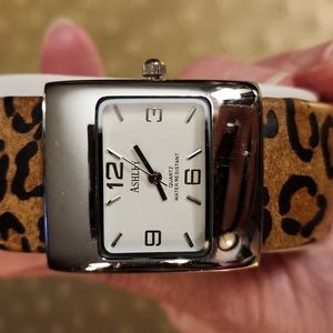 Leopard Cuff Watch